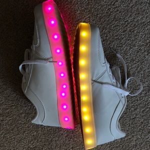 Light up bottom sneakers